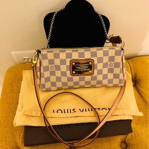 Louis Vuitton Damier Azur Eva Clutch – SFN